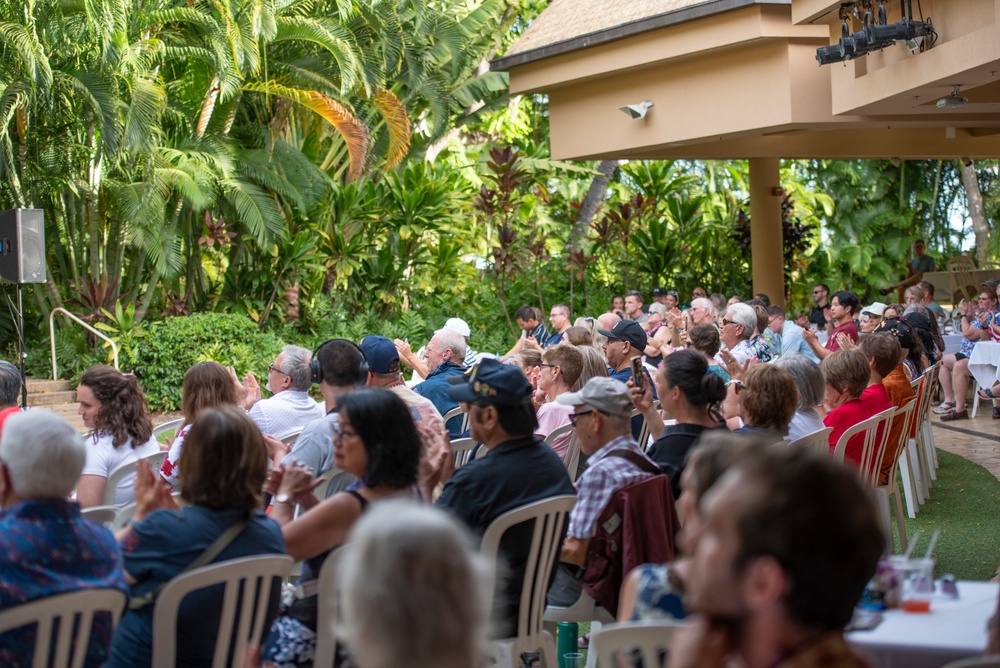 Audience Applauds U.S. Pacific Fleet Band