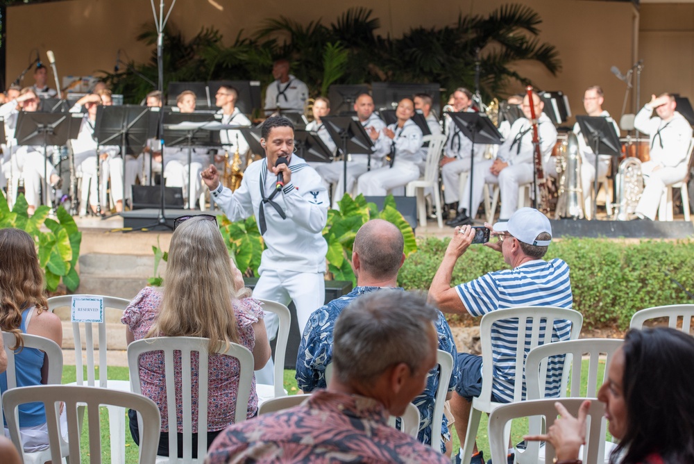 Musician 3rd Class Chambers Performs at Independence Day Concert