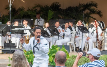 Musician 3rd Class Chambers Performs at Independence Day Concert