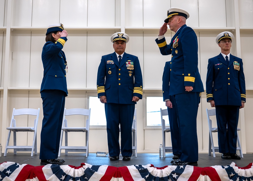 Coast Guard Arctic District holds Change of Command ceremony