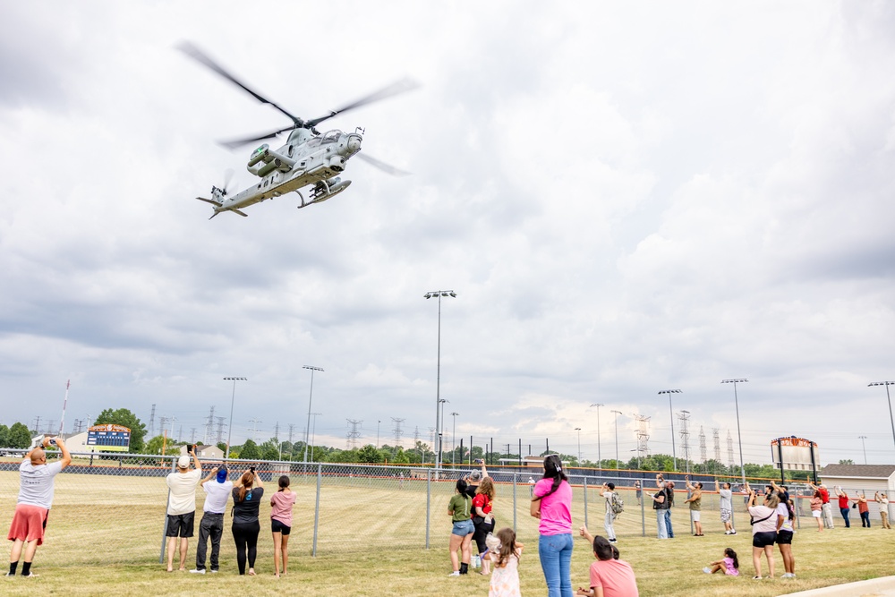 Marine Corps 250: Marine Week Chicago Romeoville HS
