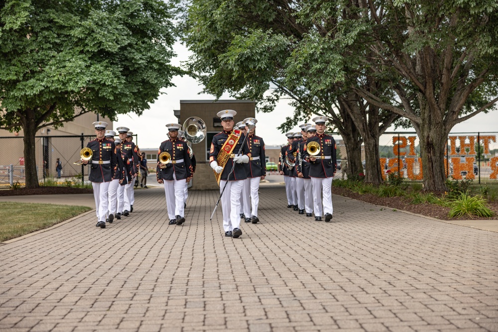 Marine Corps 250: Marine Week Chicago Romeoville HS