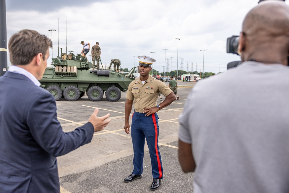 Marine Corps 250: Marine Week Chicago Romeoville HS