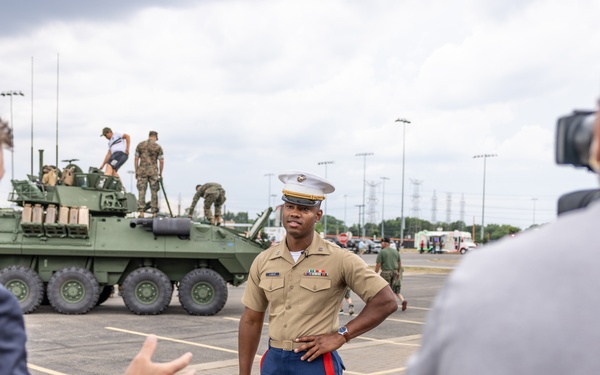 Marine Corps 250: Marine Week Chicago Romeoville HS