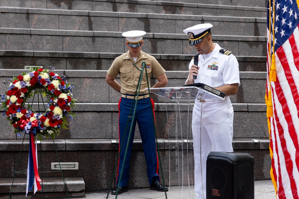 Marine Week Chicago 2025: Wreath Laying Ceremony