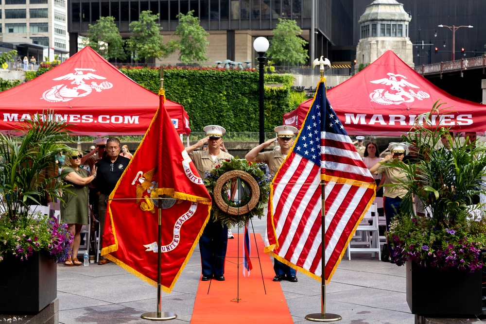 Marine Week Chicago 2025: Wreath Laying Ceremony