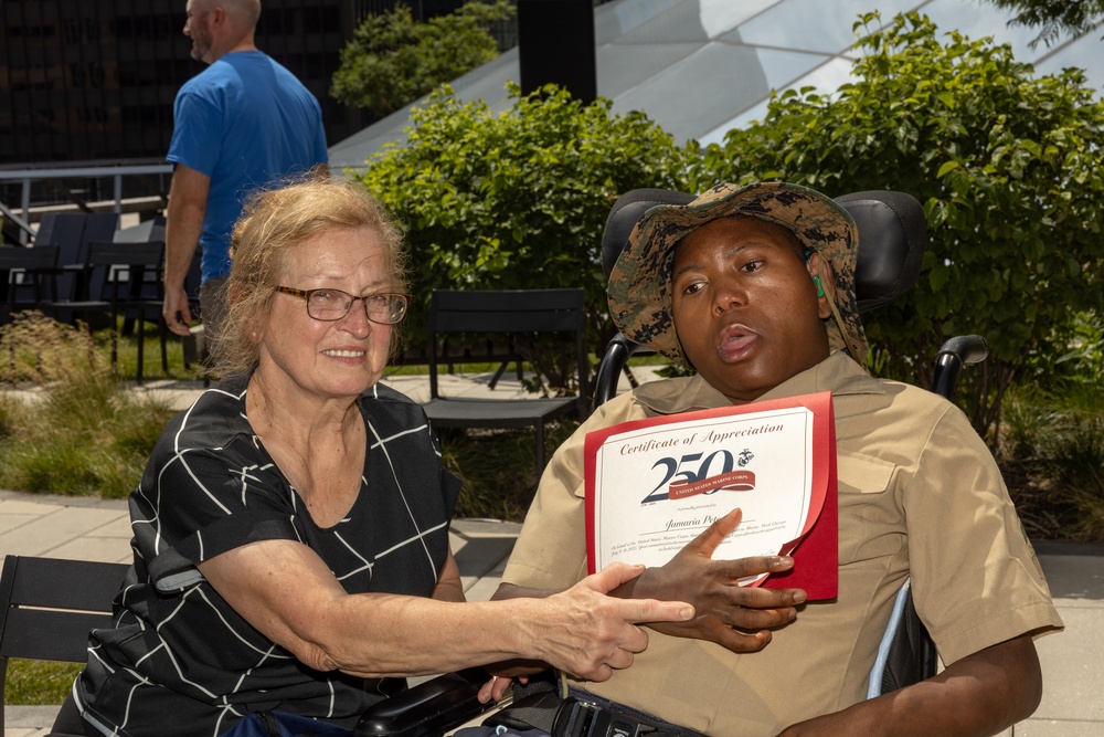 DVIDS - Images - Marine Week Chicago 2025: Jamaria Peters Make-A-Wish ...