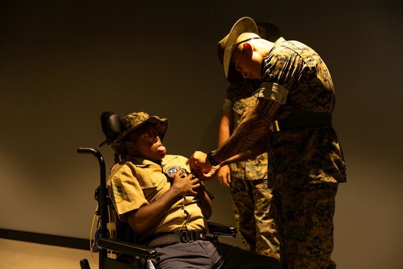 Marine Week Chicago 2025: Jamaria Peters Make-A-Wish ceremony with U.S. Marines