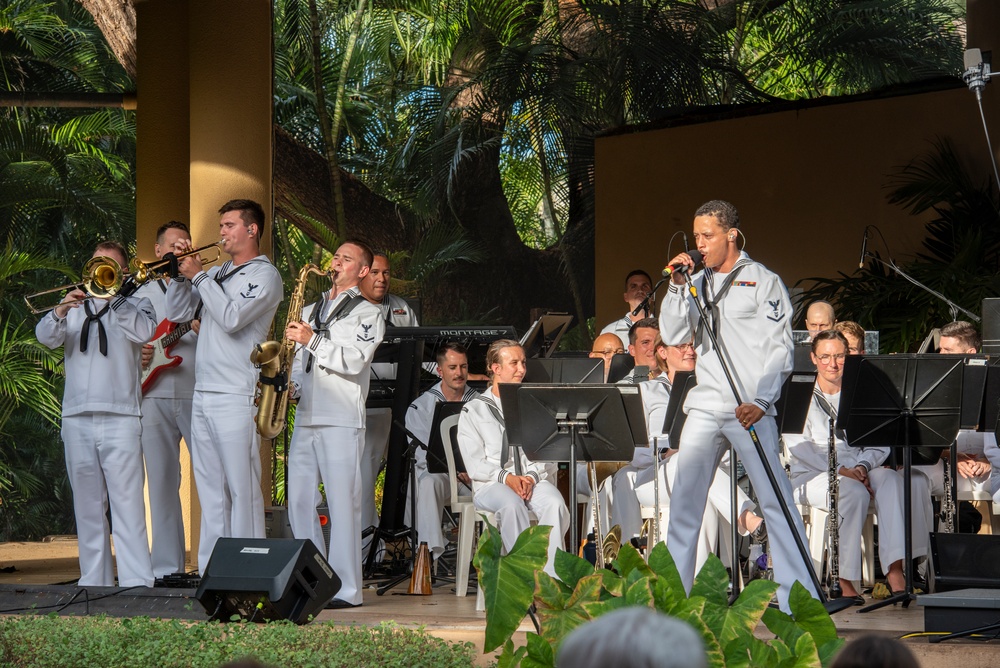 U.S. Pacific Fleet Band Popular Music Group Performs at Independence Day Concert