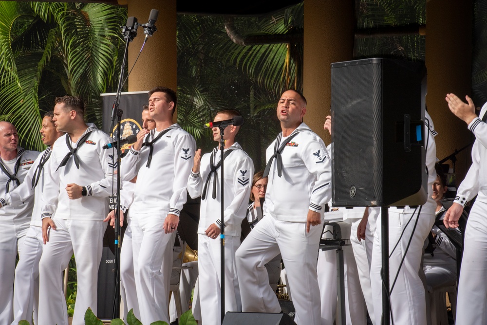 U.S. Pacific Fleet Band Performs Sea Shanty