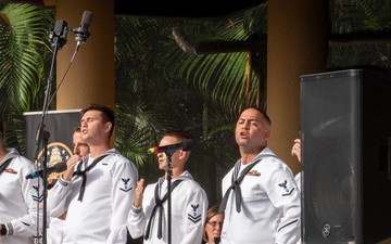 U.S. Pacific Fleet Band Performs Sea Shanty
