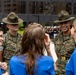 Marine Week Chicago 2025: Jamaria Peters Make-A-Wish ceremony with U.S. Marines