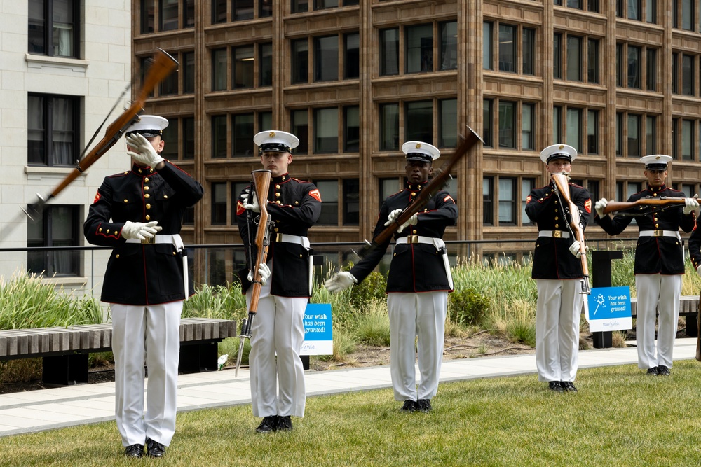 DVIDS - Images - Marine Week Chicago 2025: Jamaria Peters Make-A-Wish ...