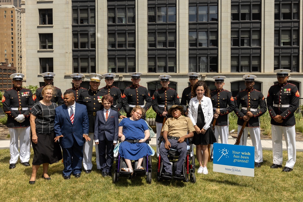 DVIDS - Images - Marine Week Chicago 2025: Jamaria Peters Make-A-Wish ...