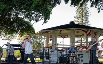 U.S. Pacific Fleet Band Popular Music Group Performs for Hawaii Community Partners