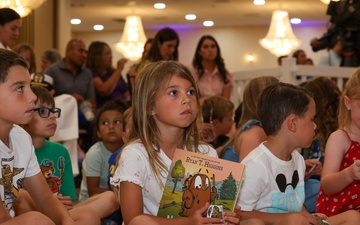SLOTUS reads to Blue Star Families with Disney