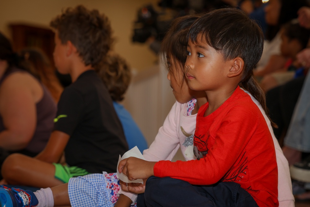 SLOTUS reads to Blue Star Families with Disney