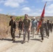 VPOTUS hikes with HQSPT Bn.