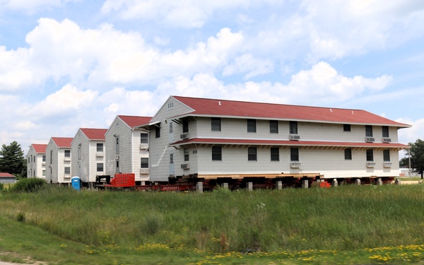 Relocation of World War II-era barracks at Fort McCoy