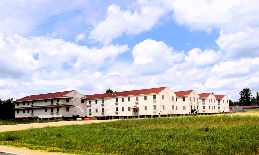 Relocation of World War II-era barracks at Fort McCoy