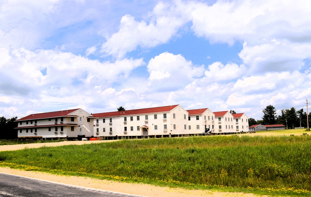 Relocation of World War II-era barracks at Fort McCoy