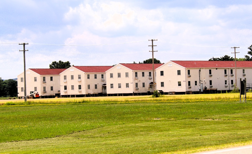 Relocation of World War II-era barracks at Fort McCoy
