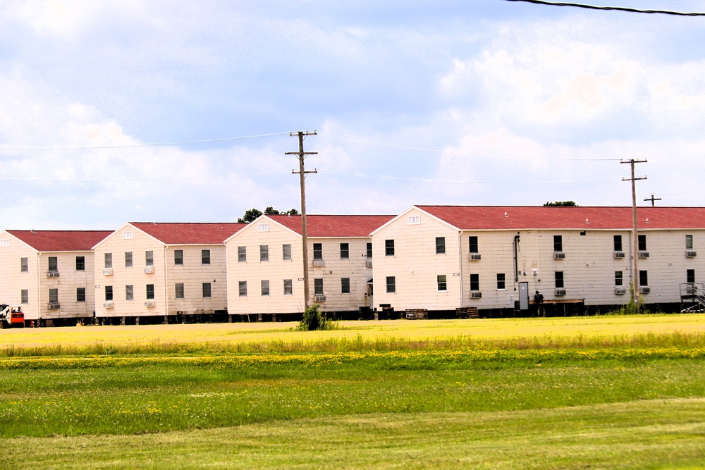 Relocation of World War II-era barracks at Fort McCoy