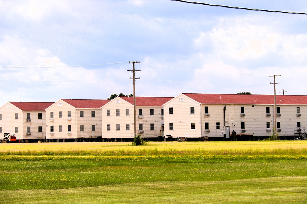 Relocation of World War II-era barracks at Fort McCoy