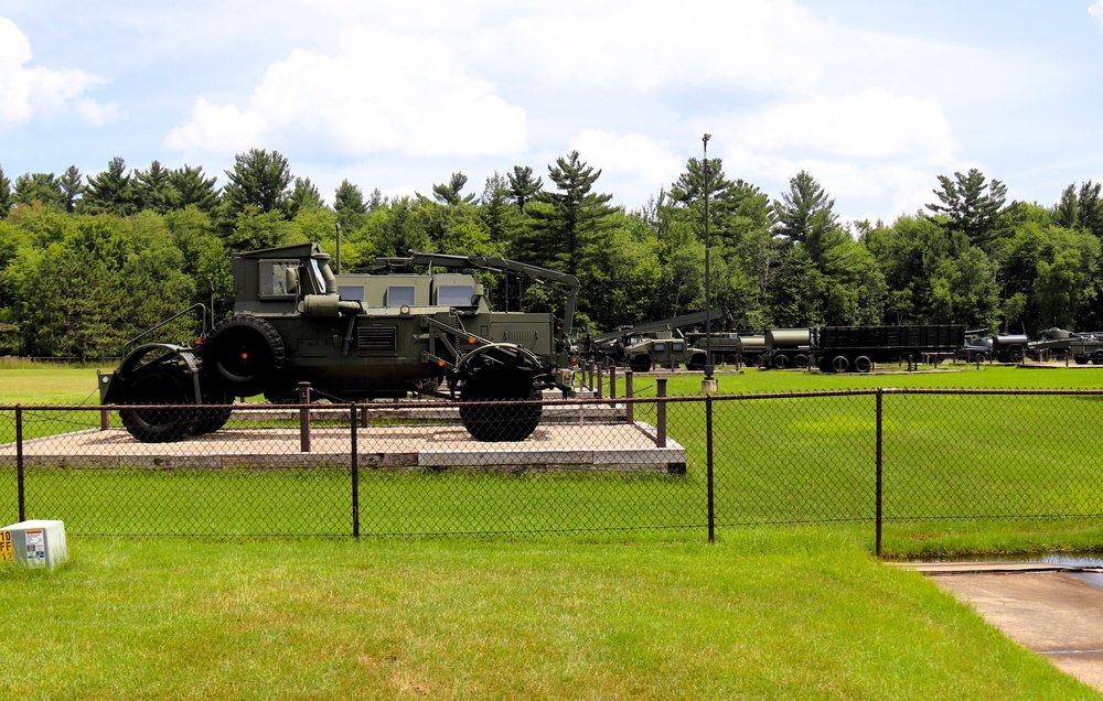 Equipment Park at Fort McCoy's Commemorative Area
