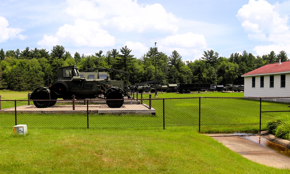 Equipment Park at Fort McCoy's Commemorative Area