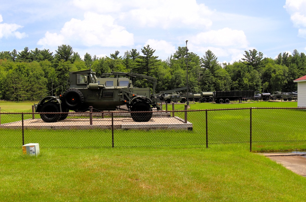 Equipment Park at Fort McCoy's Commemorative Area