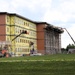 July 2025 barracks construction operations for East Barracks Project at Fort McCoy