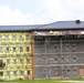 July 2025 barracks construction operations for East Barracks Project at Fort McCoy