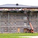 July 2025 barracks construction operations for East Barracks Project at Fort McCoy