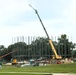 July 2025 construction operations for $55.75 million Collective Training Officers Quarters Project at Fort McCoy