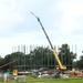 July 2025 construction operations for $55.75 million Collective Training Officers Quarters Project at Fort McCoy