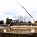July 2025 construction operations for $55.75 million Collective Training Officers Quarters Project at Fort McCoy
