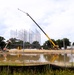 July 2025 construction operations for $55.75 million Collective Training Officers Quarters Project at Fort McCoy