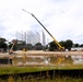 July 2025 construction operations for $55.75 million Collective Training Officers Quarters Project at Fort McCoy