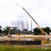 July 2025 construction operations for $55.75 million Collective Training Officers Quarters Project at Fort McCoy