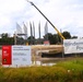 July 2025 construction operations for $55.75 million Collective Training Officers Quarters Project at Fort McCoy