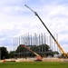 July 2025 construction operations for $55.75 million Collective Training Officers Quarters Project at Fort McCoy