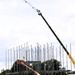 July 2025 construction operations for $55.75 million Collective Training Officers Quarters Project at Fort McCoy