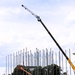 July 2025 construction operations for $55.75 million Collective Training Officers Quarters Project at Fort McCoy