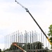July 2025 construction operations for $55.75 million Collective Training Officers Quarters Project at Fort McCoy
