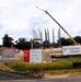 July 2025 construction operations for $55.75 million Collective Training Officers Quarters Project at Fort McCoy