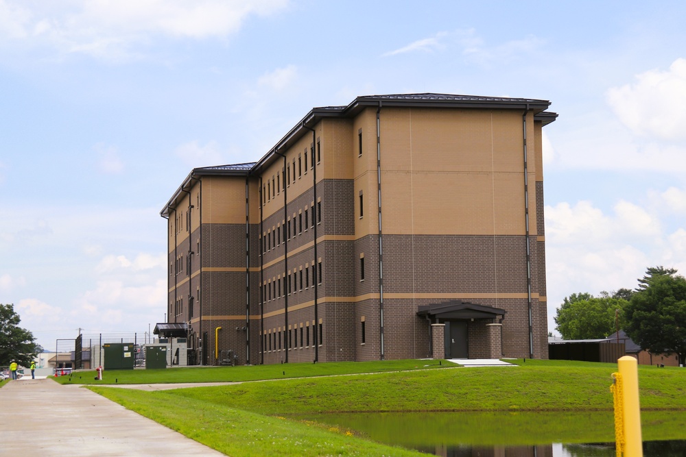 July 2025 construction operations for South Barracks Project at Fort McCoy