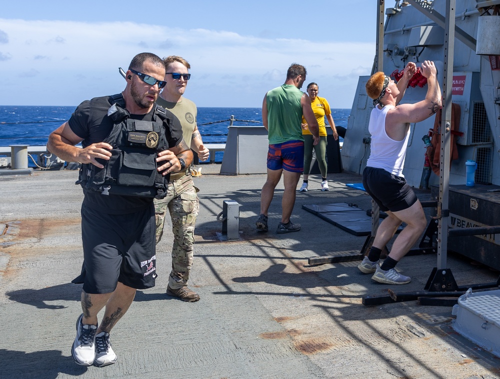 Cole Hosts Murph WOD