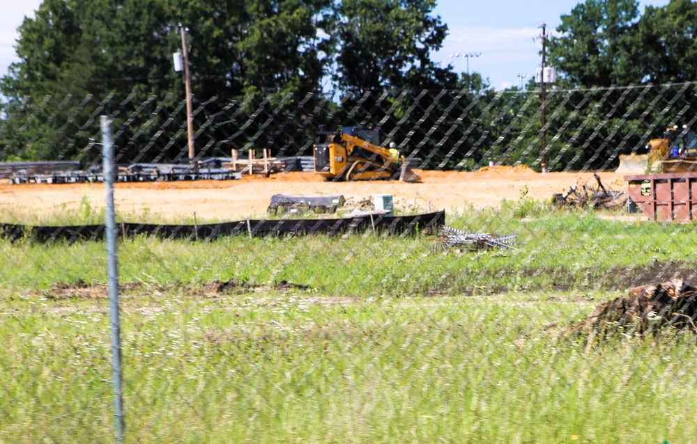 June 2025 construction operations for $55.75 million Collective Training Officers Quarters Project at Fort McCoy