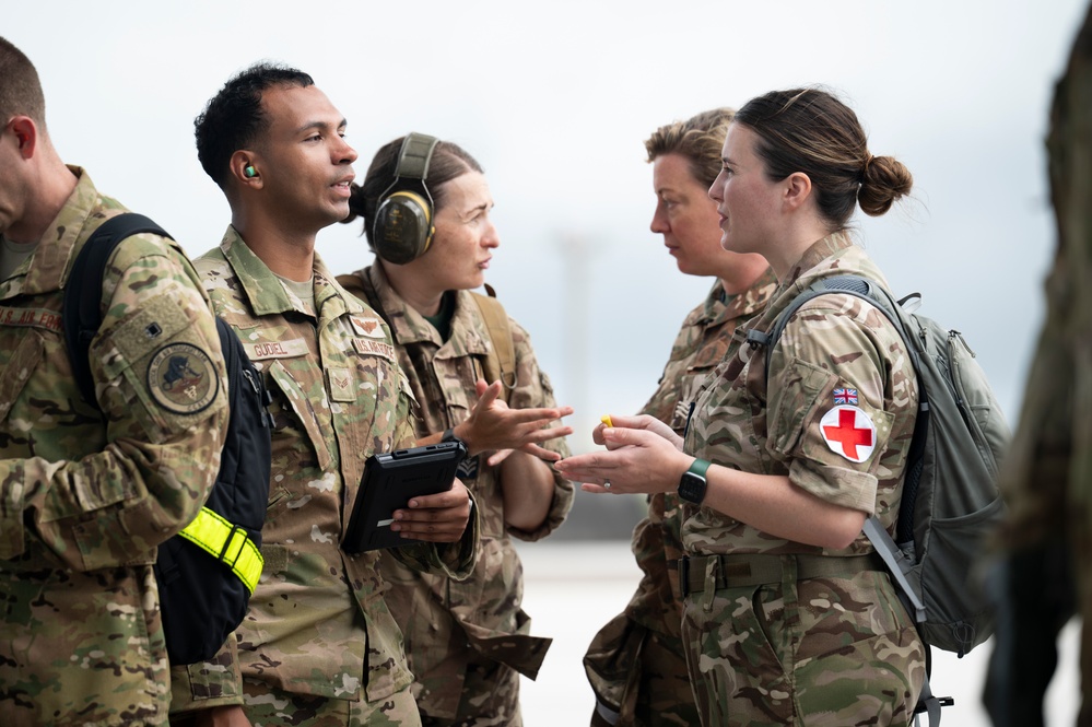 Aeromedical Evacuation multinational interoperability at Andersen AFB